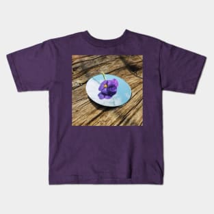 Purple Flower Kids T-Shirt